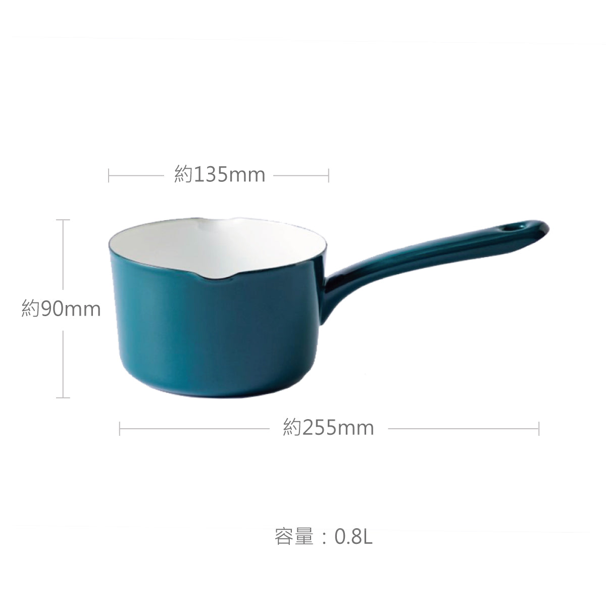 TAKUMI 匠系列｜單柄琺瑯牛奶鍋 12cm